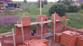 Стены 1ого этажа, Ропша 2 - 15