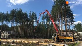 Бетонирование фундаментной плиты - 2