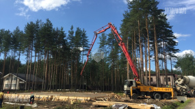 Бетонирование фундаментной плиты - 2