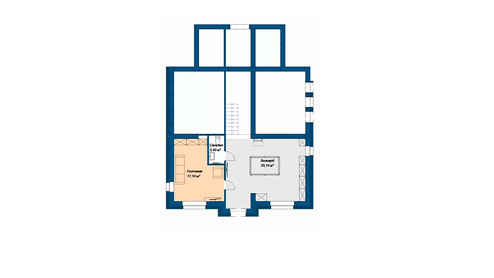 Планировка 3 этаж