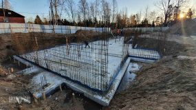 Армирование стен цокольного этажа - 2