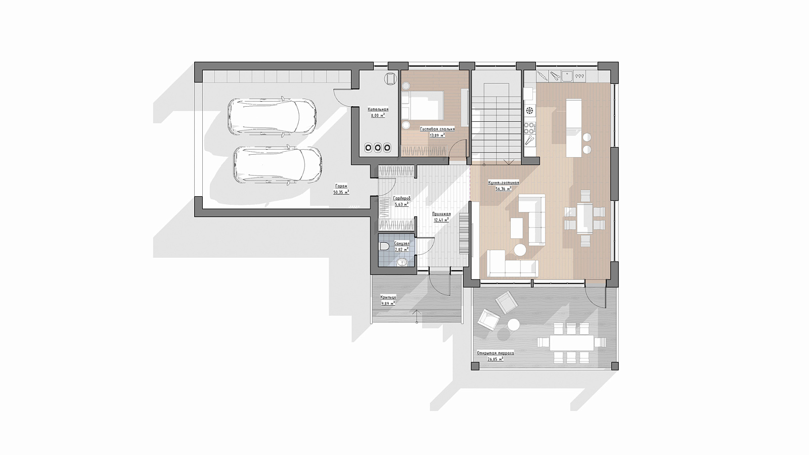 Планировка 1 этаж