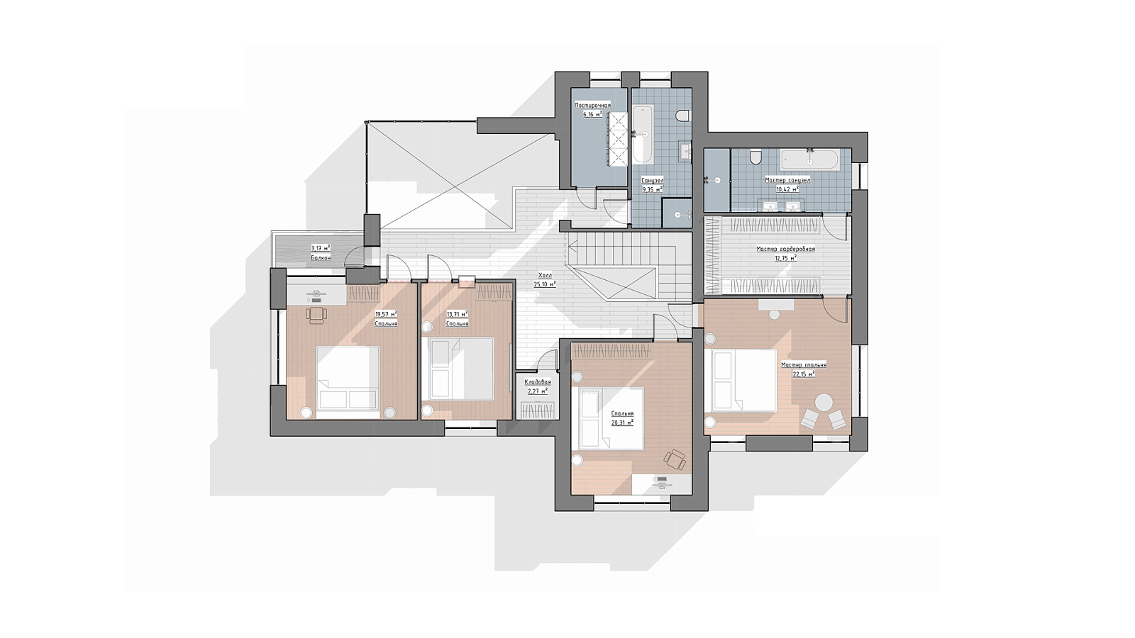 Планировка 2 этаж