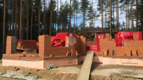 Кирпичные стены 1ого этажа, Энколово 12 - 6