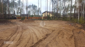 Земляные работы. Охта с баней - 1
