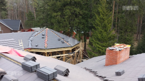 Кровля из натуральной черепицы, Солнечное - 14