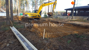 Земляные работы. Дом Райт - 1