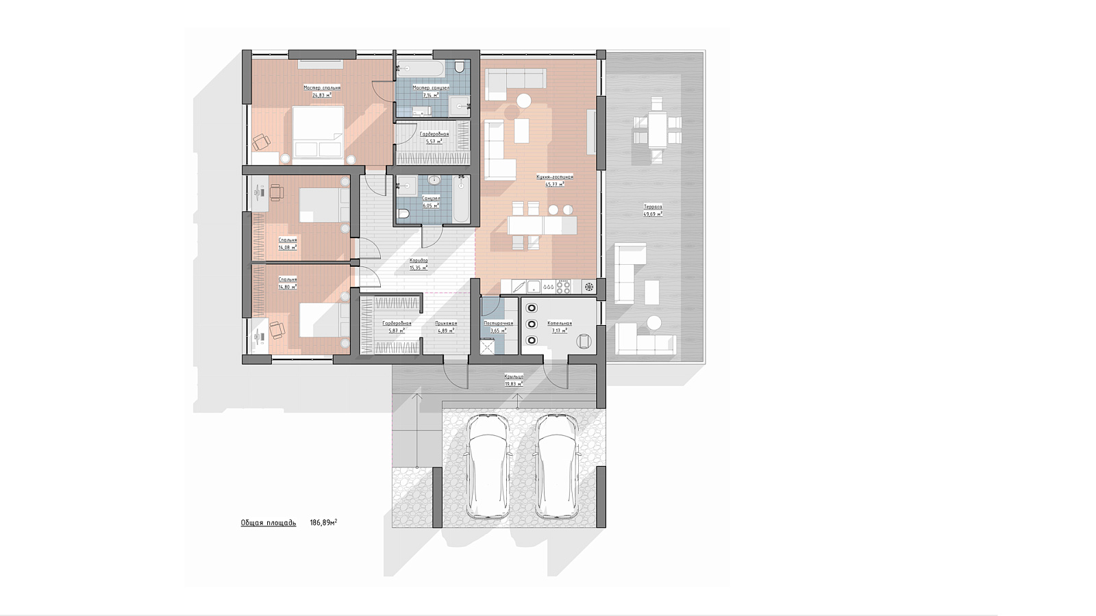 Планировка 1 этаж