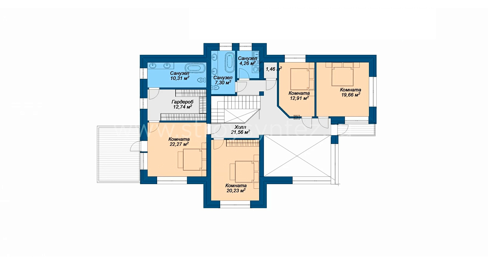 Планировка 2 этаж