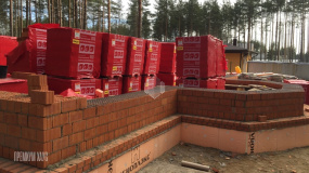 Кирпичные стены 1ого этажа, Энколово 12 - 5