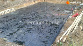 Устройство гидроизоляции и армирование плиты цокольного этажа - 1