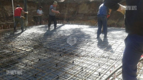 Устройство гидроизоляции и армирование плиты цокольного этажа - 5